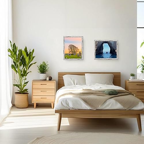 Miniatura 253 de Picrit - Juego de 12 portarretratos de 5 x 7 pulgadas para colgar en la pared o exhibir sobre una mesa, para fotos de 4 x 6 con paspartú o 5 x 7