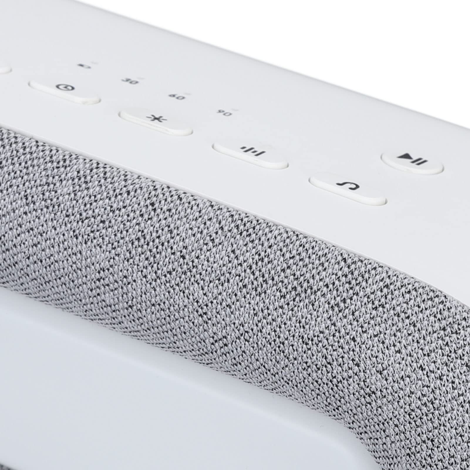 Macchina per Dormire con Musica, Riduzione del Rumore, Timer a 3 velocità, Macchina per il Rumore Bianco, Luce Soffusa, Suono Naturale con Manuale di Istruzioni per la Casa (Grigio)