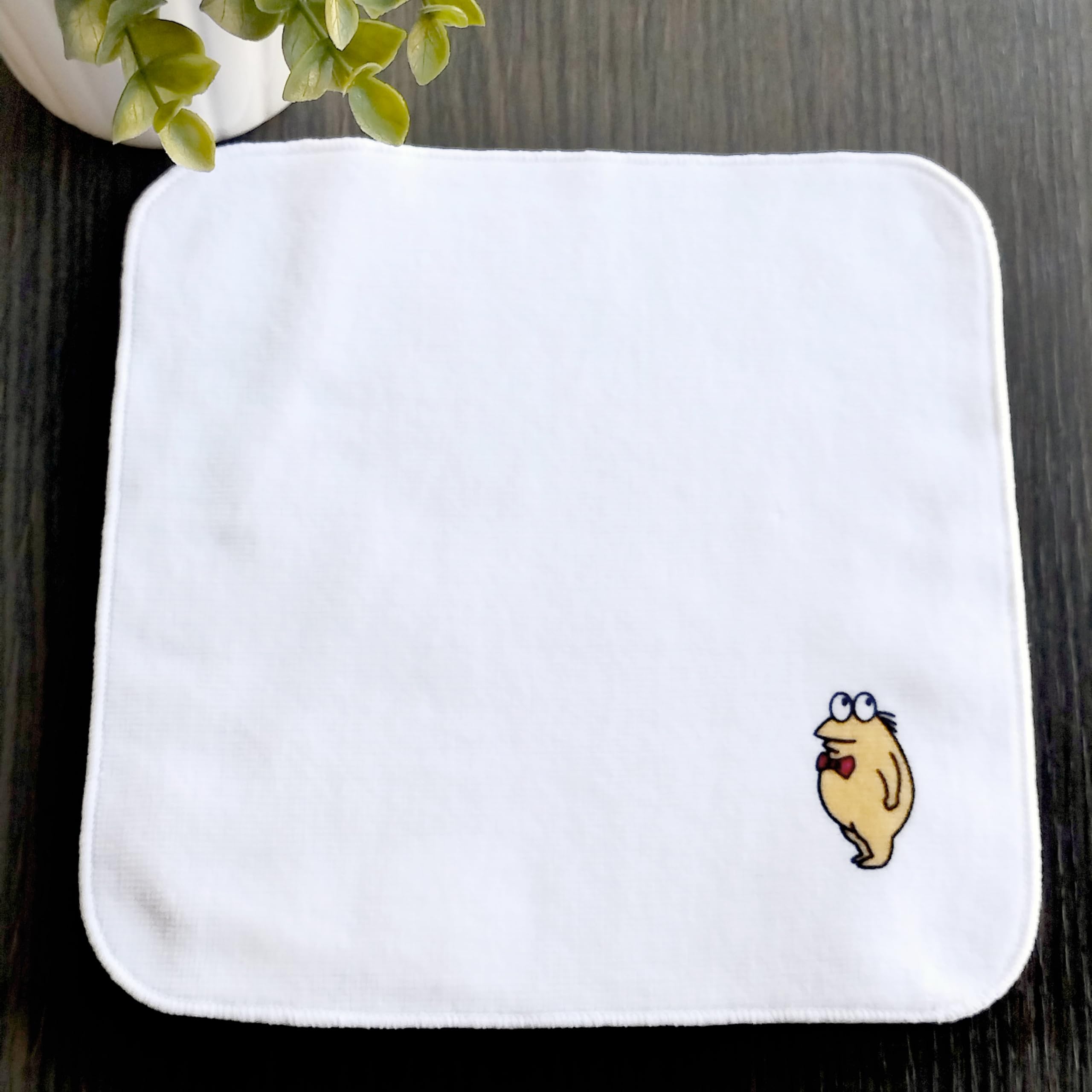 Amazon｜ワンポイント なんJ民 高密度シャーリング ミニハンカチタオル