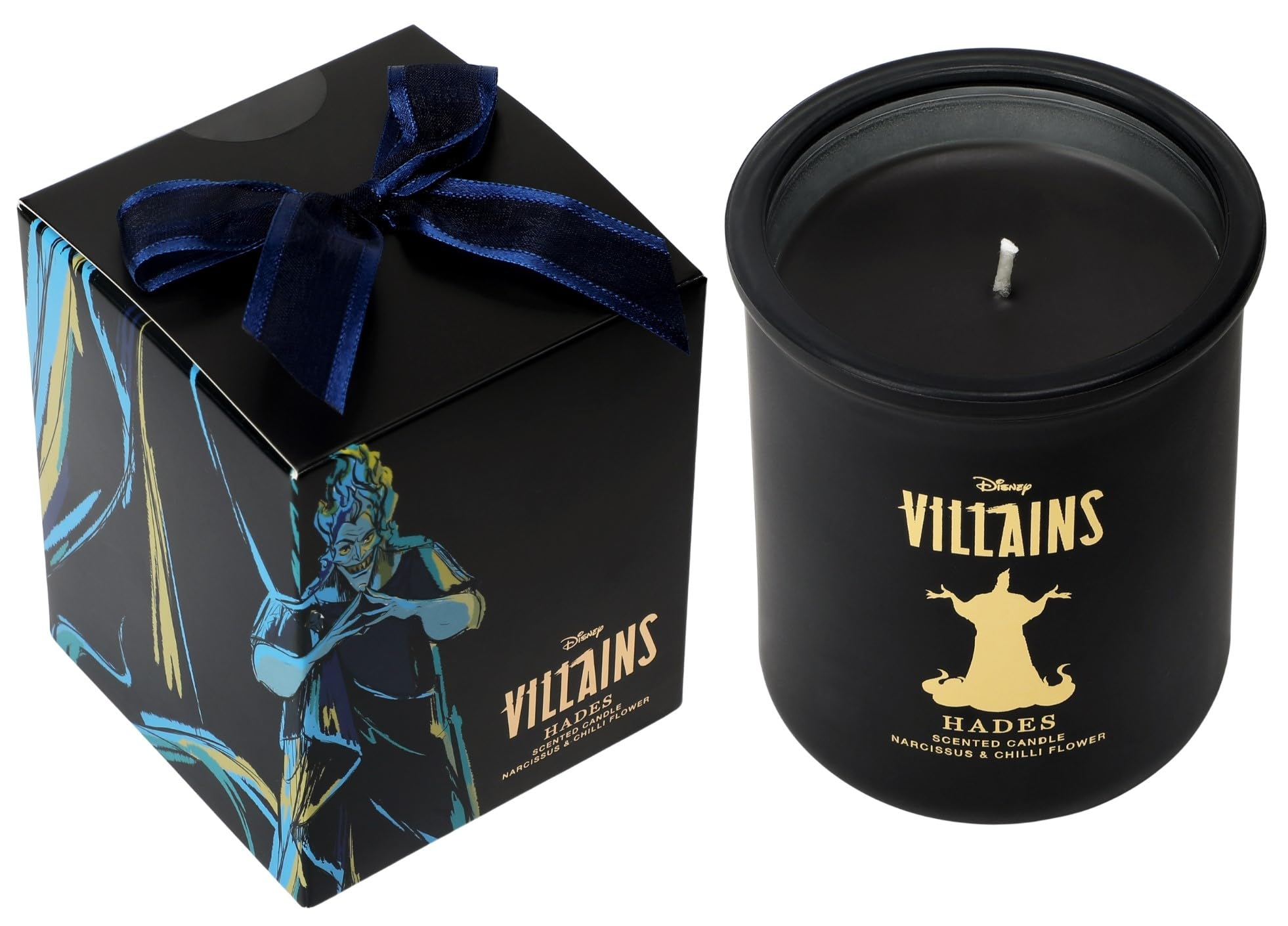 Disney Unisex Black Villains Hades Candle – Narcissus & Chilli Flower 252G (1-Wick) In | Size: Medium