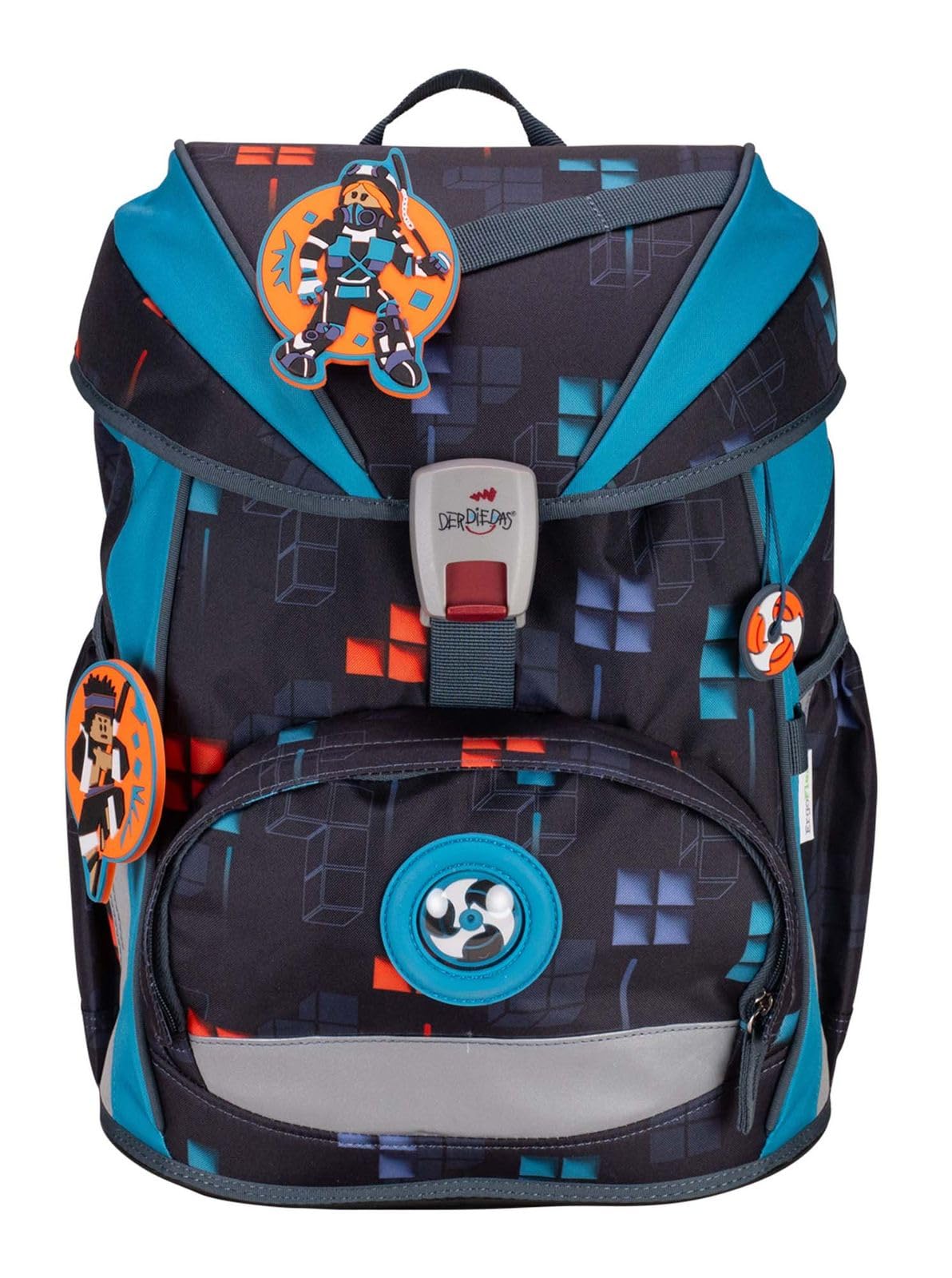 DerDieDas Schulranzen Set 5-TLG. ErgoFlex Ninja Fighter