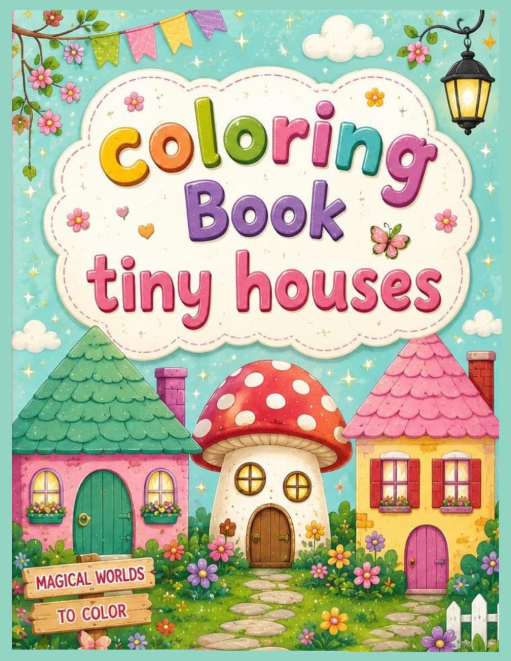 tiny houses coloring book