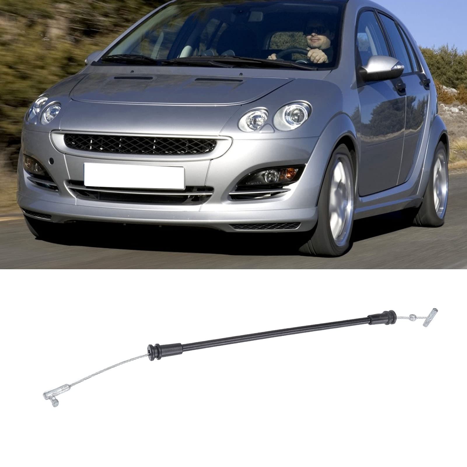Cavo Maniglia Portiera Sostitutivo Per Smart ForFour (2004-2006) - Ricambio In Acciaio OEM A4547230169
