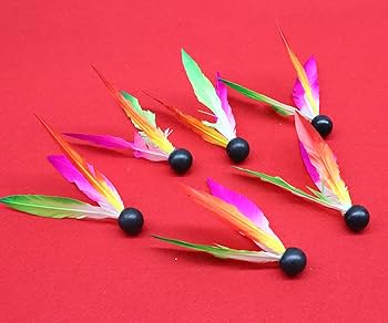 Amazon.co.jp: 羽子板の羽根 6個セット×20個(120個セット)(業務