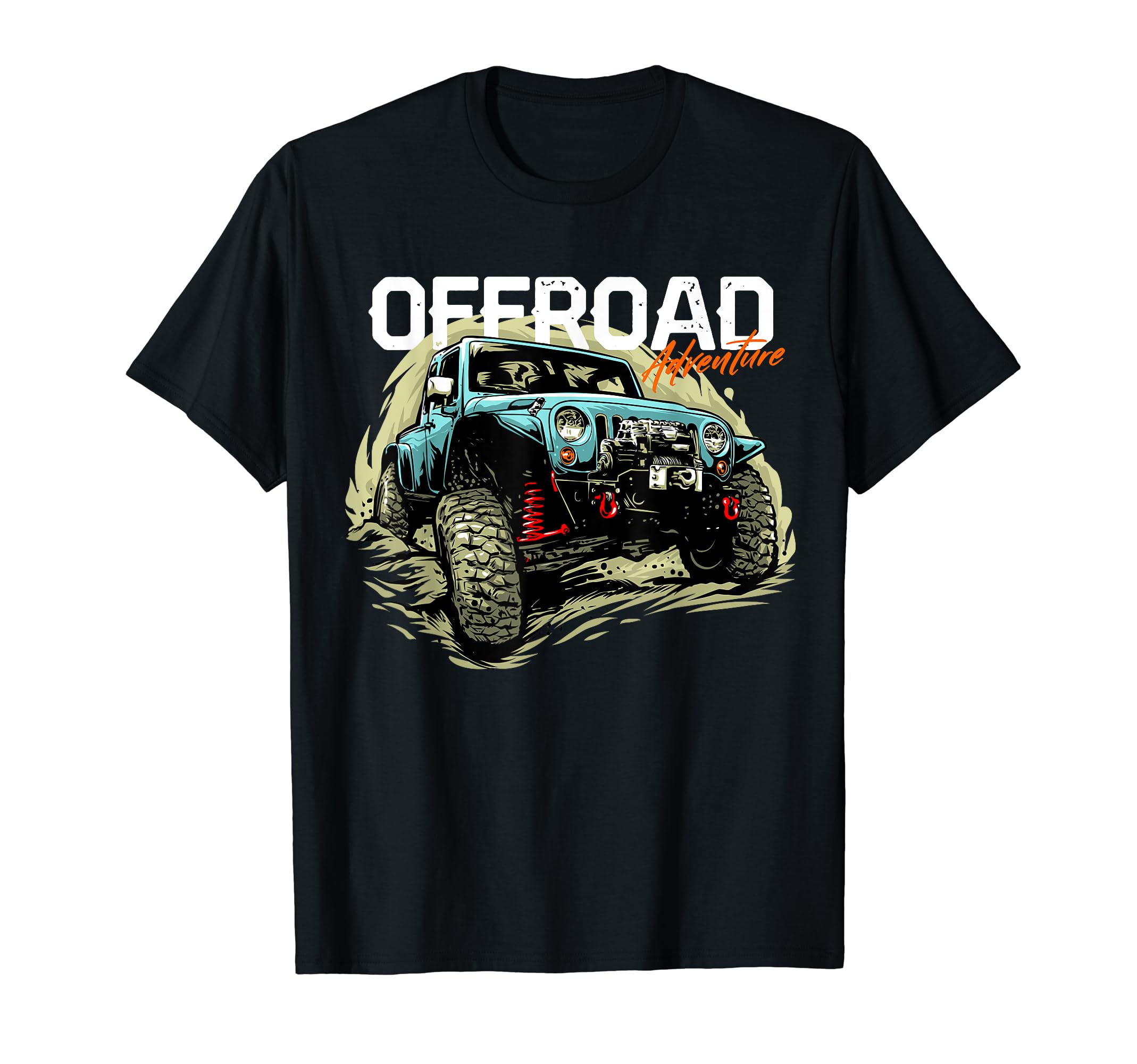 Retro Vintage Offroad Gifts and Apparel Off RoadOffroad Adventure | Off Roading Offroad 4x4 SUV T-ShirtOEKO-TEX STANDARD 100