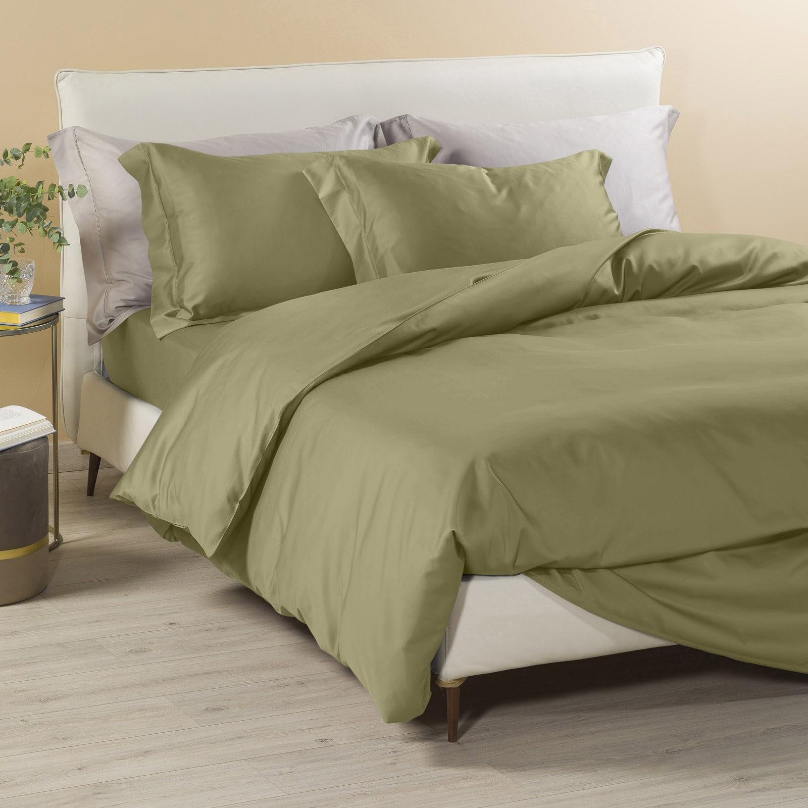 Funda nórdica suave Caleffi de 4 piezas que alivia el calor al dormir