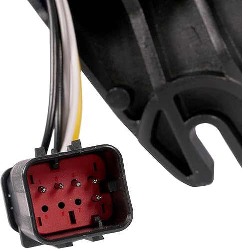 Miniatura 4 de Lynol Reemplazo del montaje del espejo lateral con calefacción eléctrica del lado derecho del pasajero con antena compatible con Kenworth T680