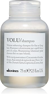 Davines VOLU Shampoo, Volume Shampoo For Fine, Thin Hair Types, Gentle Everyday Volumizing
