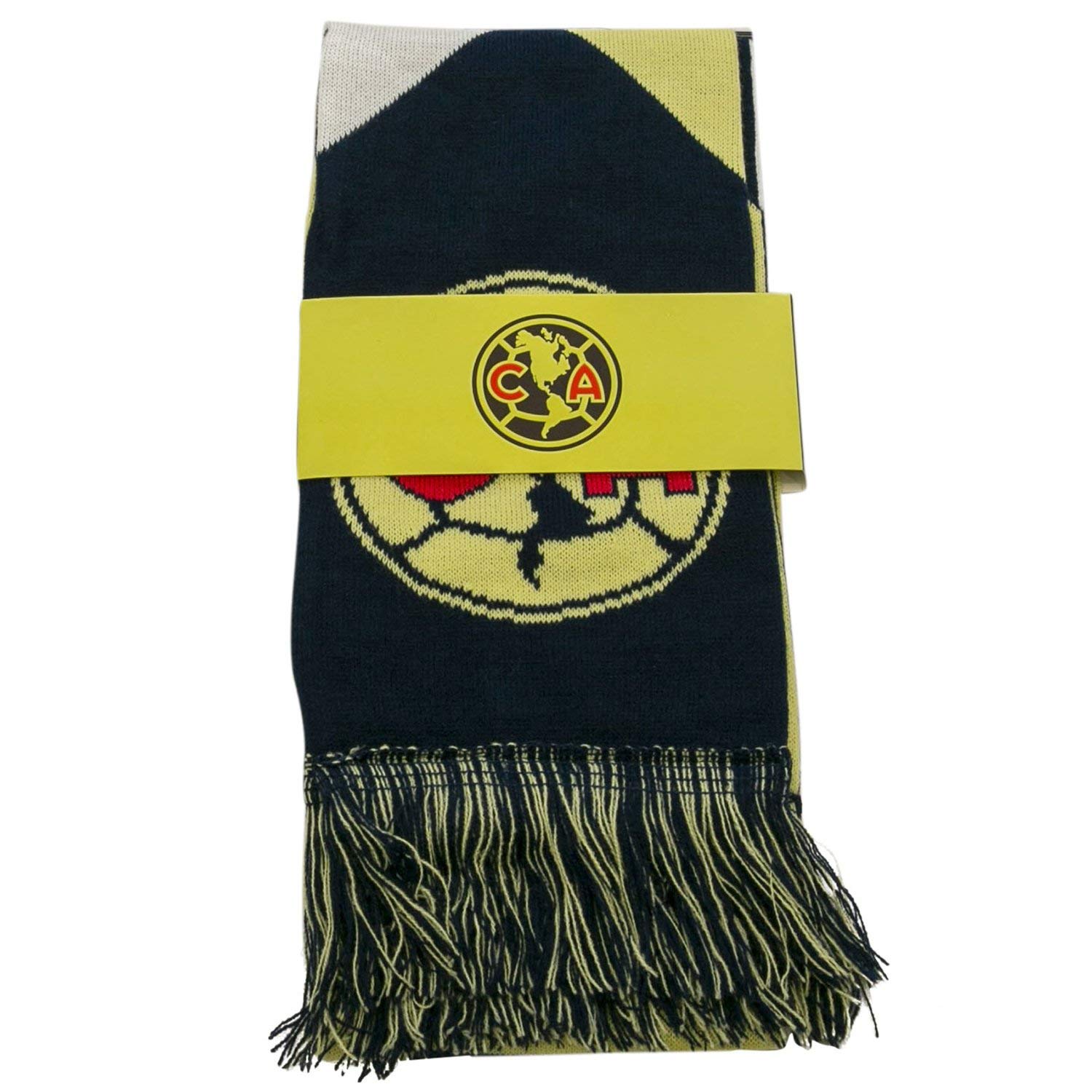 Icon Sports Unisex Knit Warm Scarf Mexicana De Fútbol Asociación Active Sports World Soccer Team Facet Reversible Scarves (CA16SC, One)
