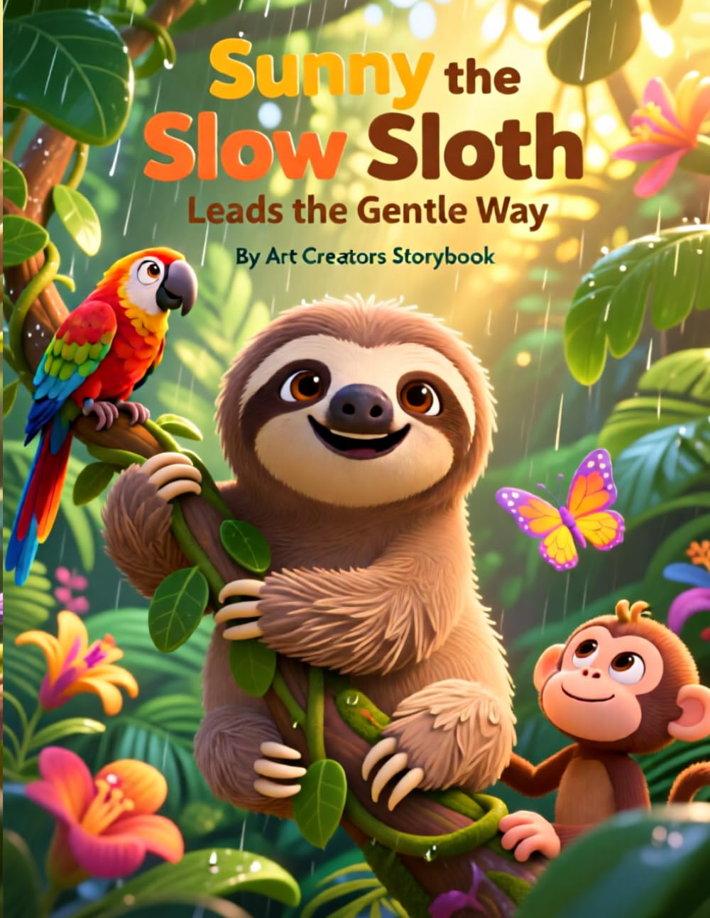 Sunny the Slow Sloth Leads the Gentle Way: A Heartwarming Rainforest Adventure Teaching Kids Kindness and Gentle Leadership (Sunny the Slow Sloth Social-Emotional Learning Series)