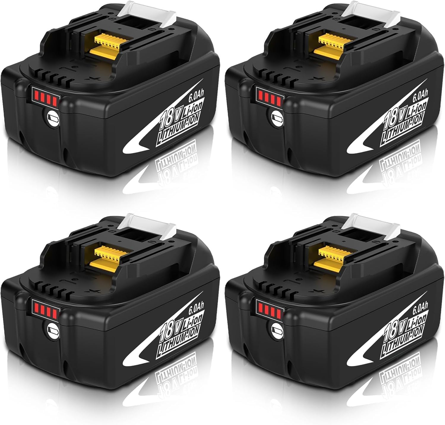 Makita - マキタ　18V　新品　6.0Ahバッテリー　BL1860B マキタ 純正 バッテリー BL1860B 18V 6.0Ah 4個 国内正規品 A