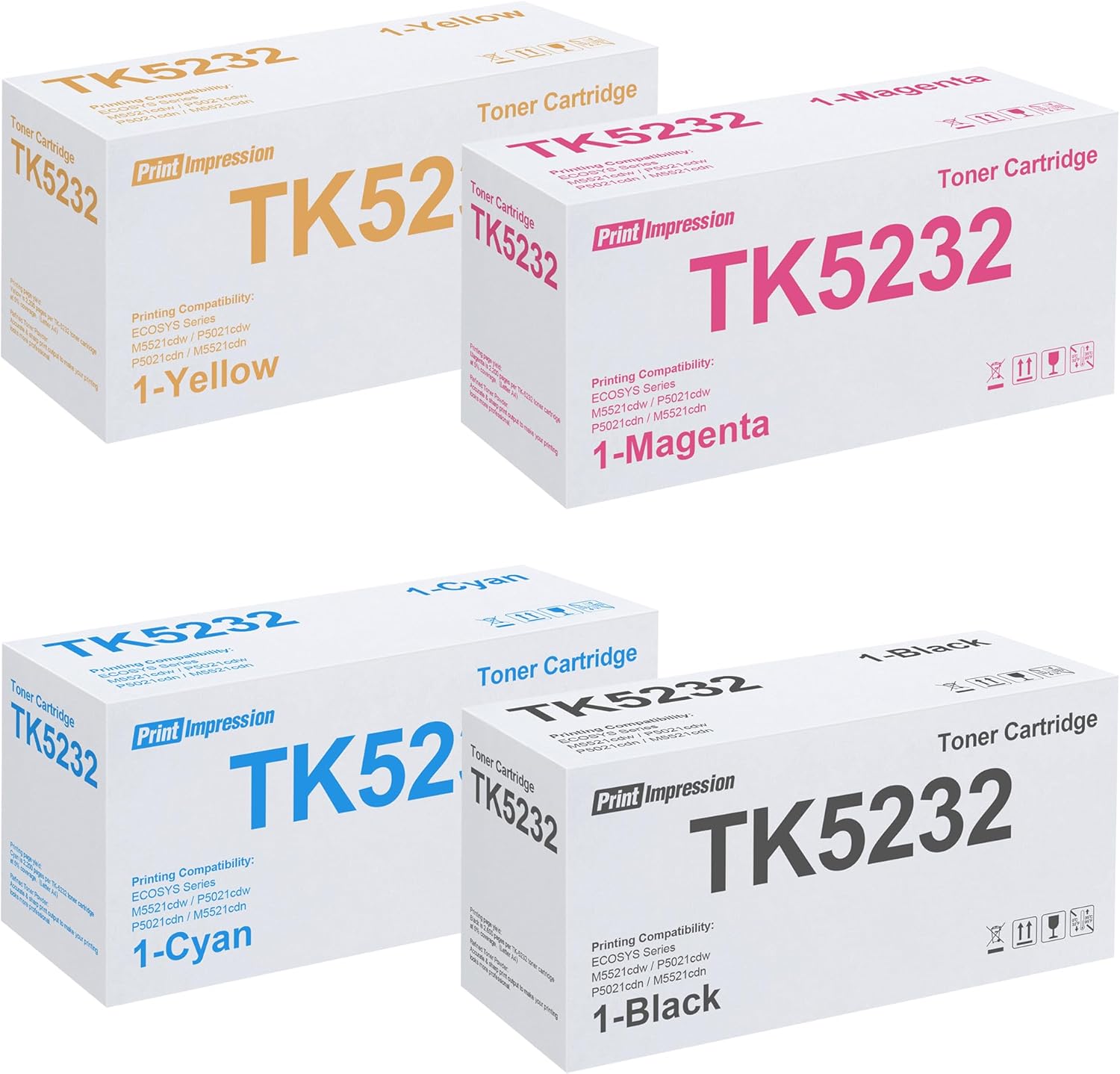 Giallo XXL Alternativi Toner Per Kyocera TK5230 Eco Sistema M 5521 Cdn - Foto 9