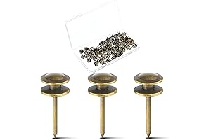25 Bronze MY-Hotop-11068 Small Head Picture Hangers with Decorative Nails