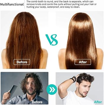 Curved Detangle Hair Brush,Detangler Hair Brush for Curly Hair