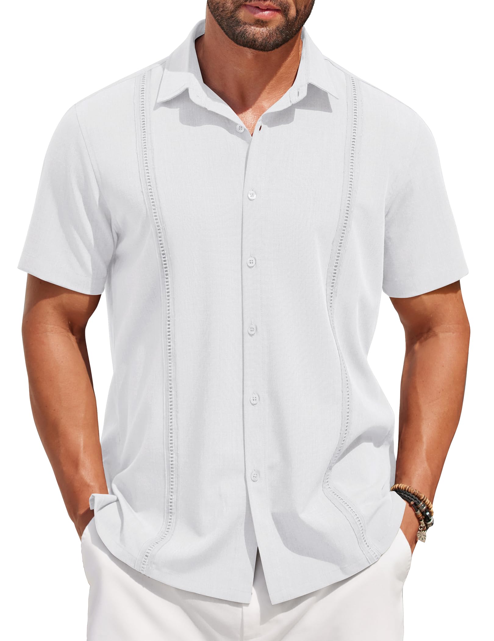 Camicia Uomo In Canapa A Maniche Corte - Thought® - Hemporio Emilia - Foto 7