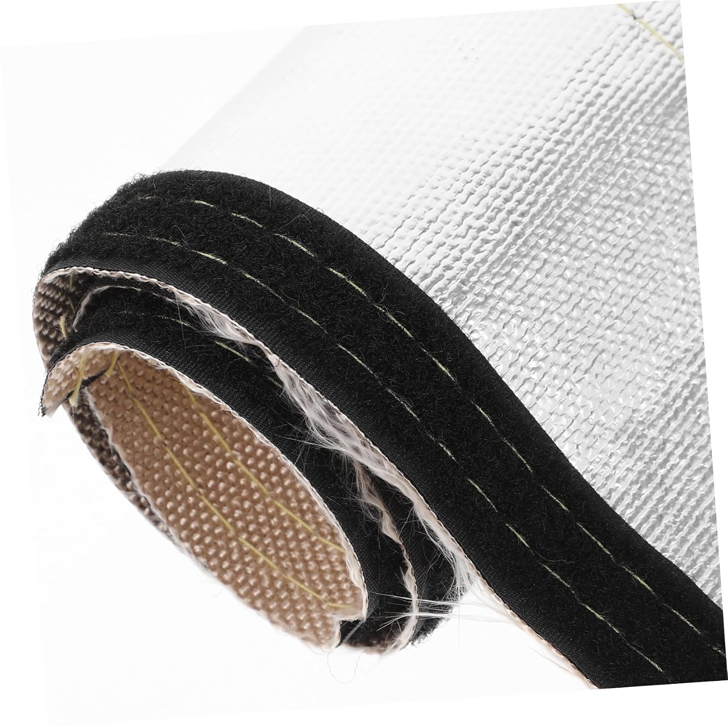 Insulated Wire Hose Heat Shield Sleeve for Fuel Line High Temp Exhaust Wrap Wire Heat Shield Automotive