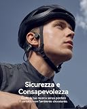 SANAG Bone Conduction Headphones, Open Ear Bluetooth Earphones, 10 Min Fast Charge, 5 EQ Modes via App, 28g Ultra Light, IPX8 Waterproof with Mic, 8H Playtime for Running, Workout & Daily Use, Black - 3