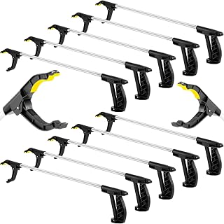 Sabary 10 Pcs Grabber Reacher Trash Pickers Bulk Tool 30'' Operation Christmas Long Upper School Litter Heavy Duty Handy Mobility Aids Pick up Lightweight Nonslip Claw Elderly Arm Extension Stick