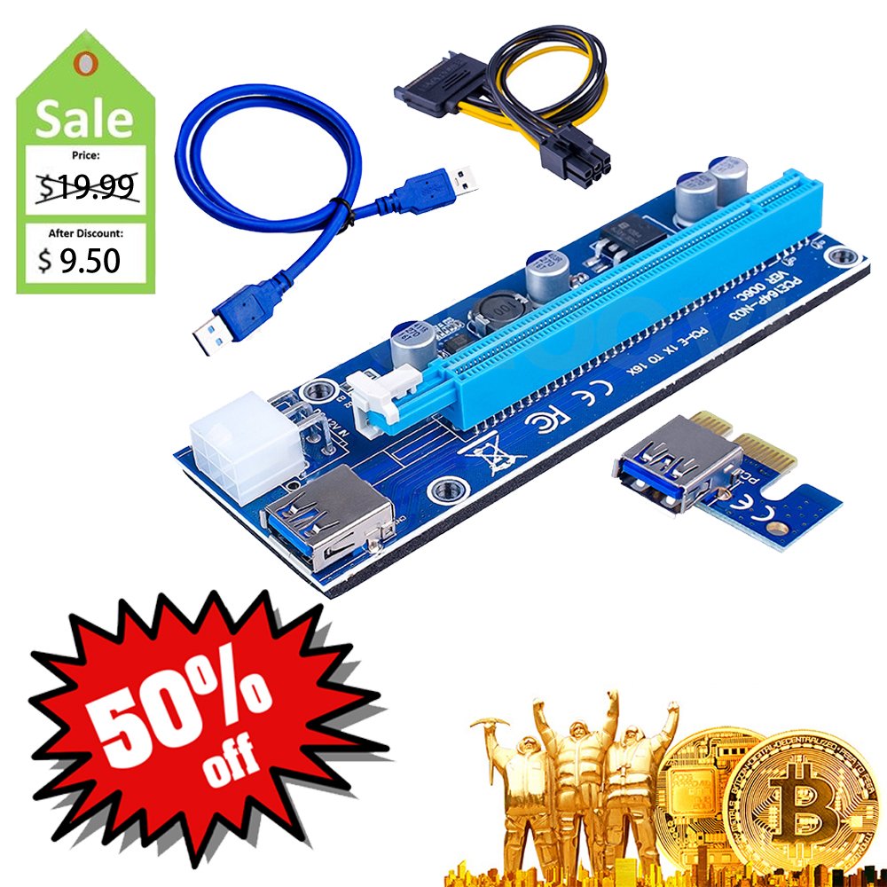 Bit Vtc Eth Mining Card Pci E Riser Express Cable | Desertcart Zambia