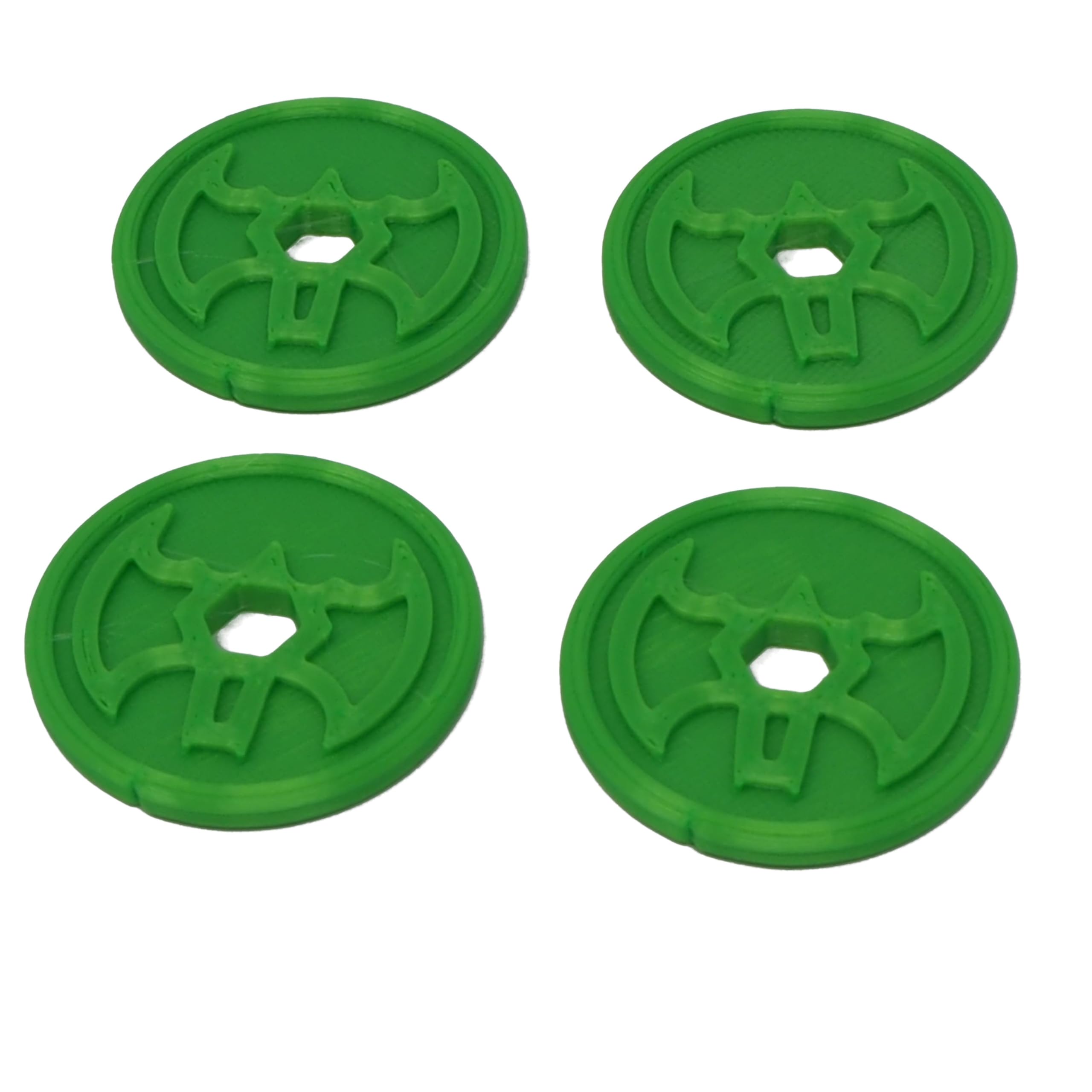 eTech4Us Set of 4 Green Replacement Disc Part for Imaginext Batbot Bat-Tech