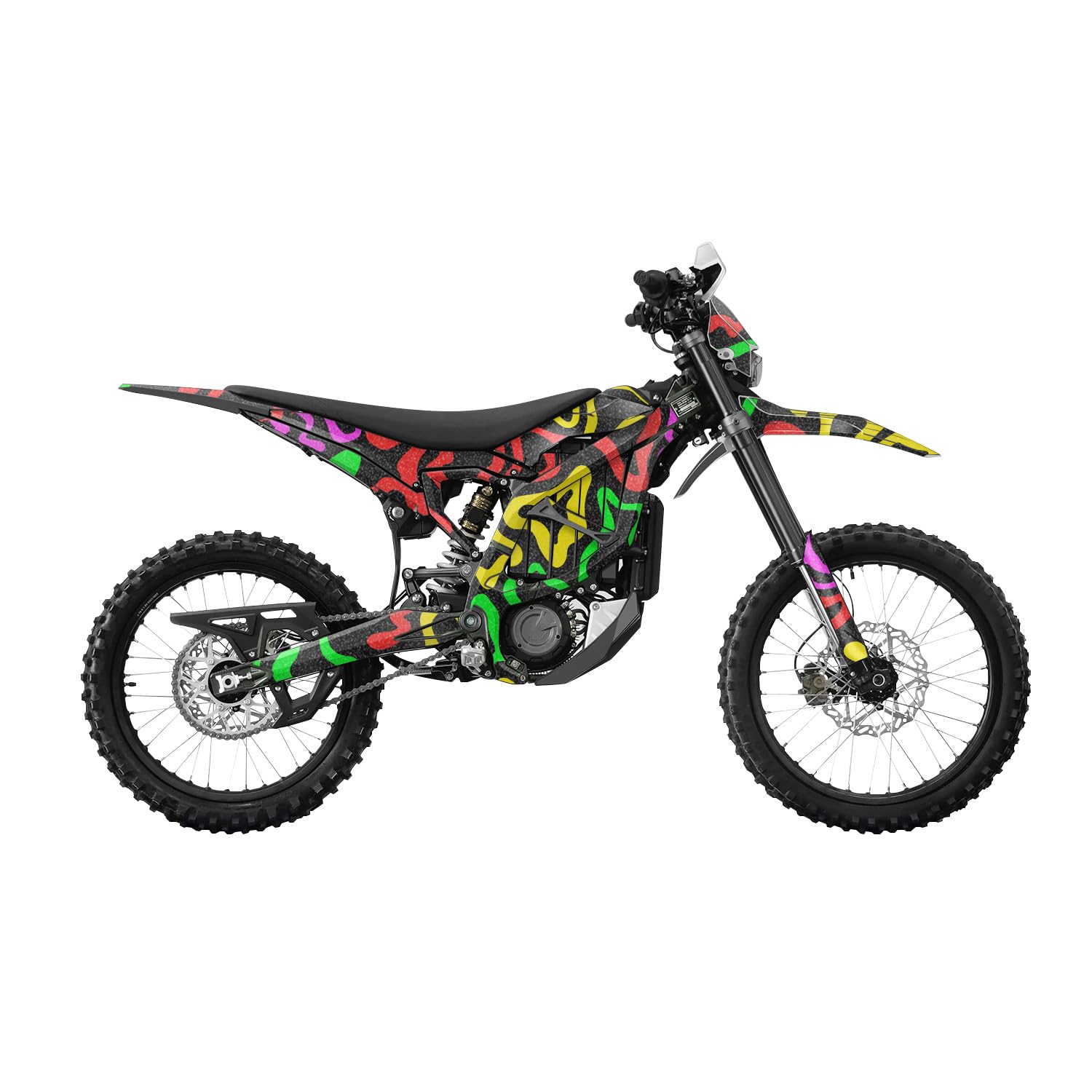 Glossy Glitter Surron Ultra Bee Graphics Kit Wrap - Super Dope - Sur-Ron Skin - Premium 3M Vinyl Protective Wrap Decal Cover - Easy to Apply | Crafted in The USA by MightySkins