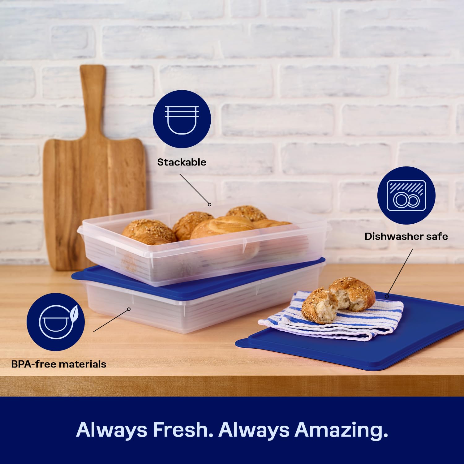 Tupperwareタッパーウェア ハンドルコンテナー14.7L 【公式通販】