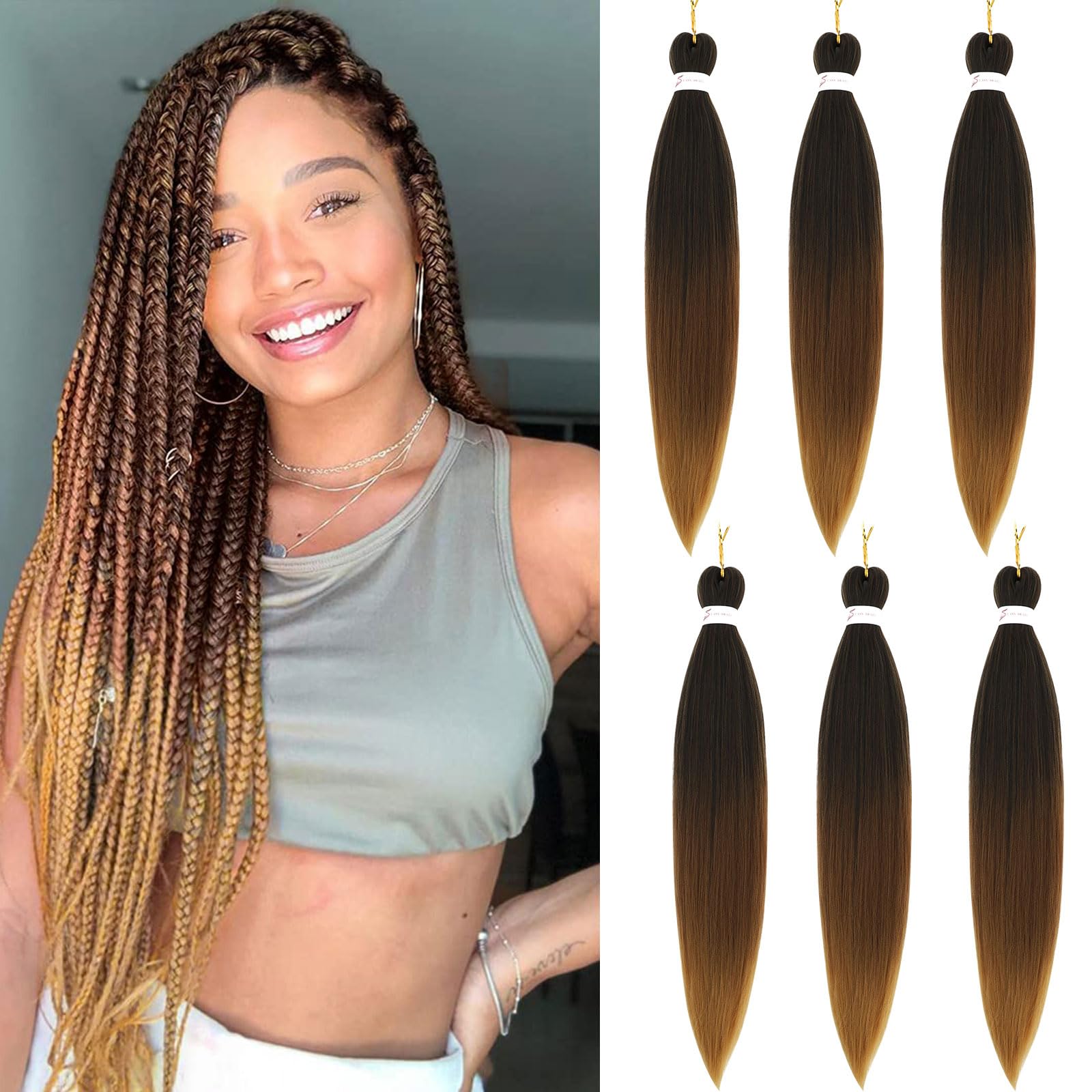 Easy Braid Pre stretched Braiding Hair Extensions