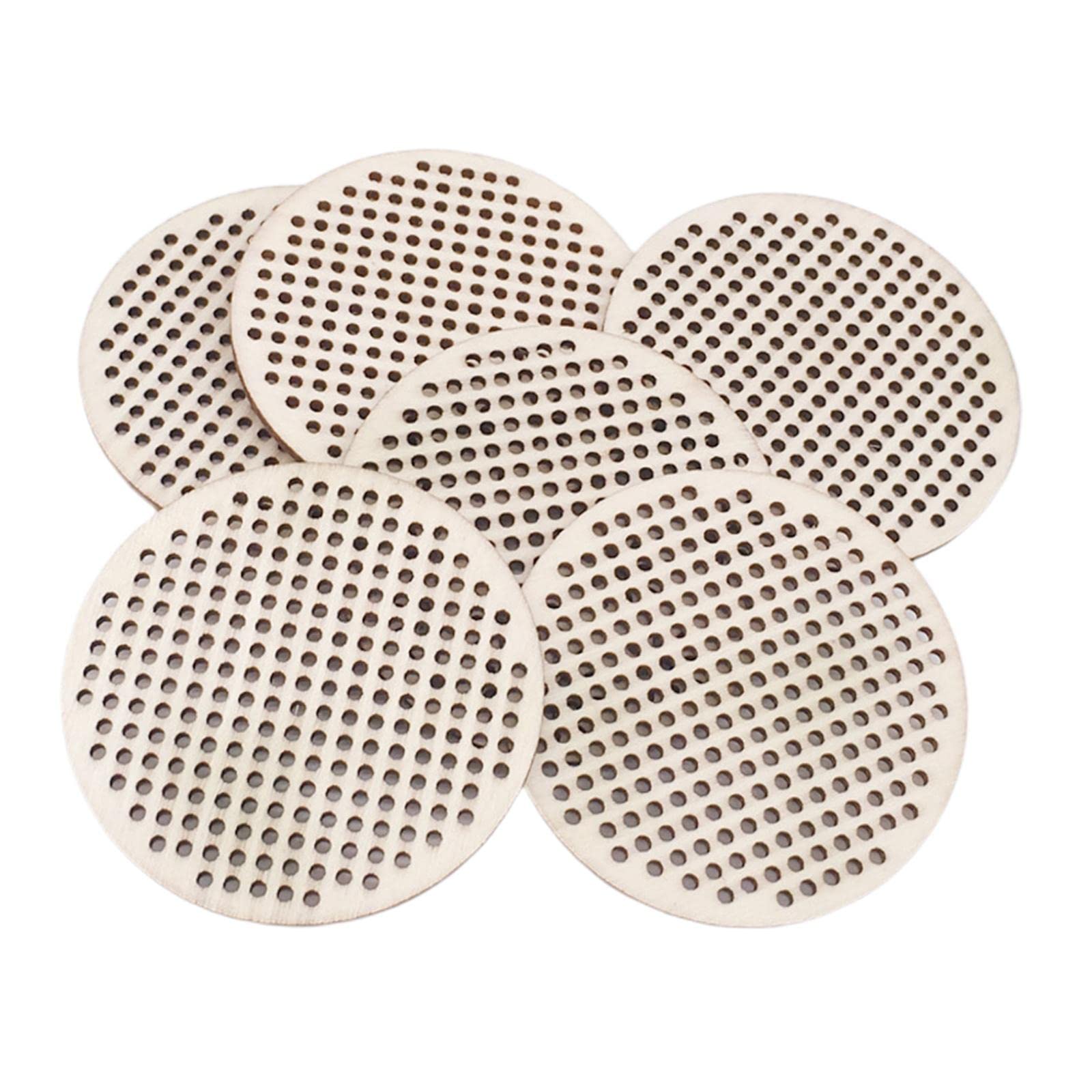 Pendientes de cruz de madera de 6,5 cm para bordar en tardes de costura creativa y relax