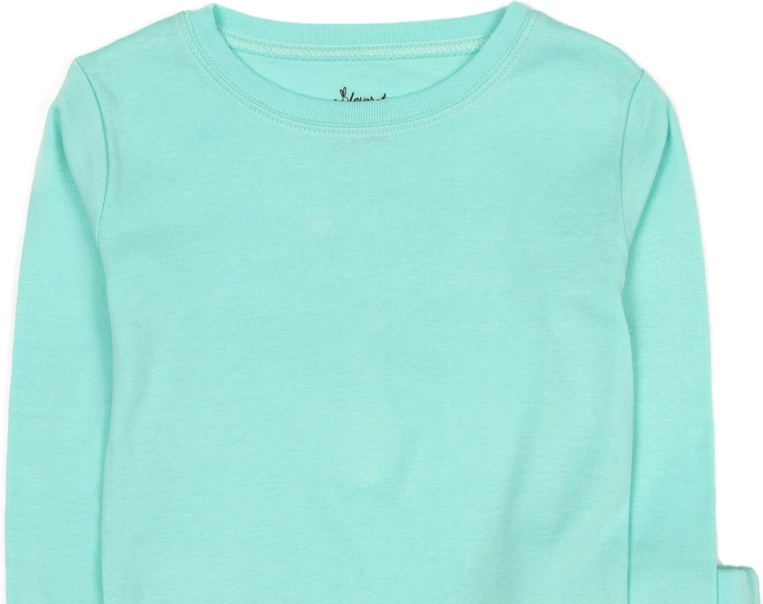 Leveret Kids Pajamas Boys & Girls Solid Colors 2 Piece Pajama Set 100% Cotton (Size 2-14 Years) - Image 3