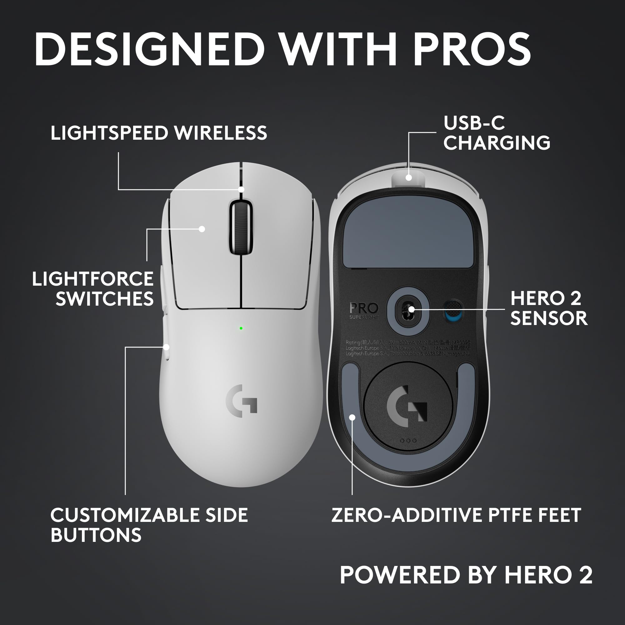 Amazon.in: Buy Logitech G PRO X Superlight 2c Wireless Gaming