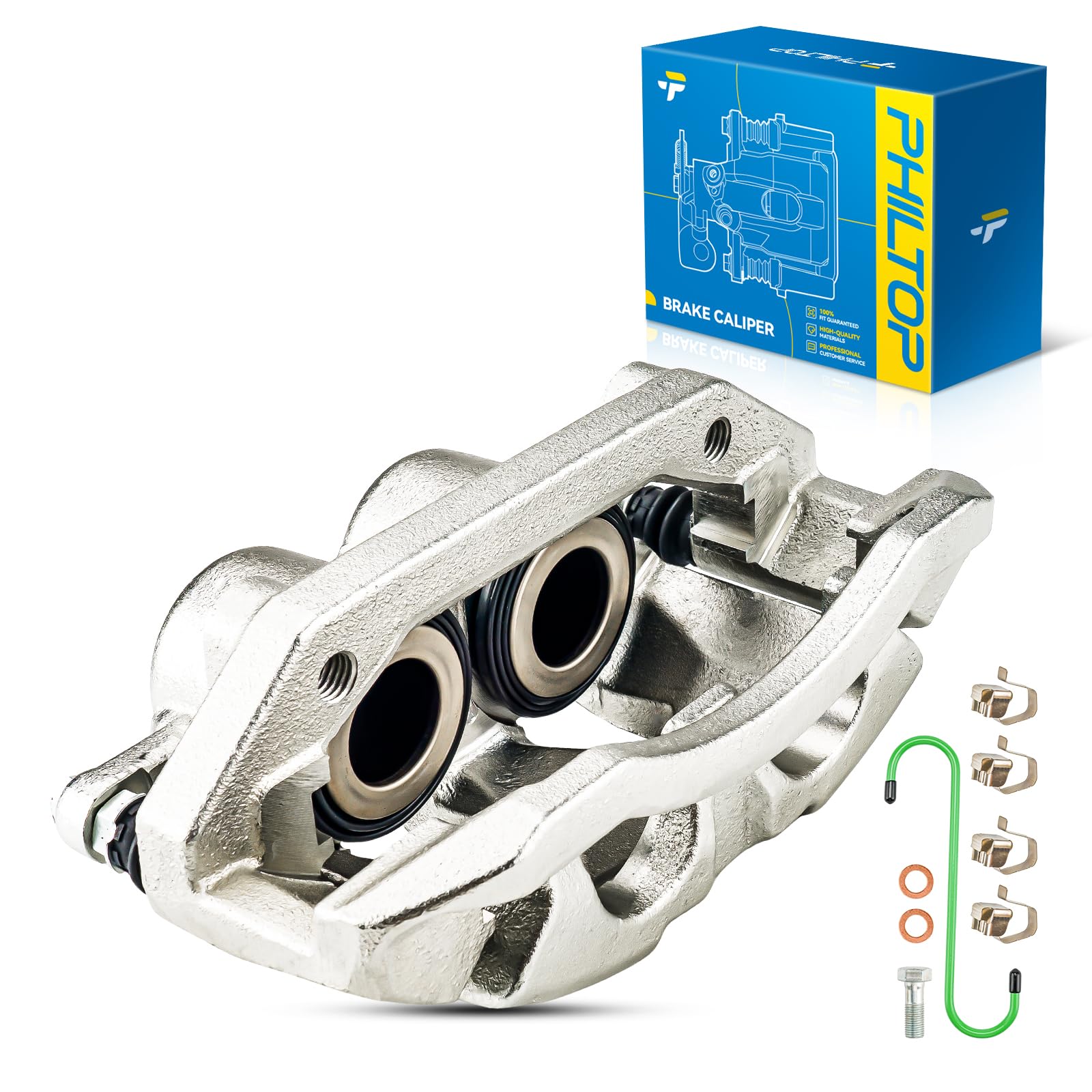 PHILTOP Front Right Brake Caliper for 2011-2018 Ram 1500