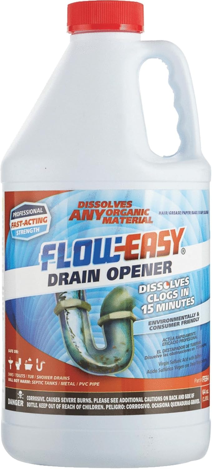 S95-704 Drain Cleaner, 1/2-Gallon