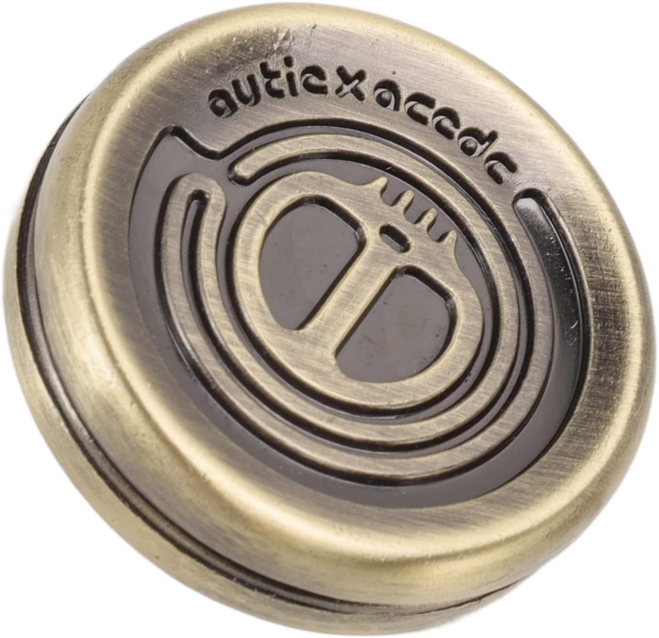 Devil Magnetic Push Slider, Stainless Steel Pressure Relief Rotating Toy, Small EDC Stress Relief Toy Suitable for Teenagers and Adults Aged 14 and Up, Portable Exercise for