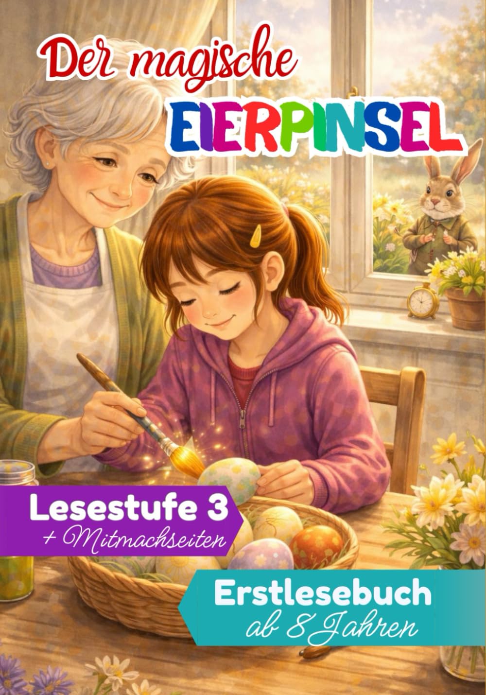Der magische Eierpinsel – Wie Ostern seine Farben wiederfand: Ostergeschichte ab 8 Jahren · Lesestufe 3 Erstlesebuch mit Mitmachseiten · Kreatives ... & Mitmachen: für Leseanfänger ab 6 Jahren)