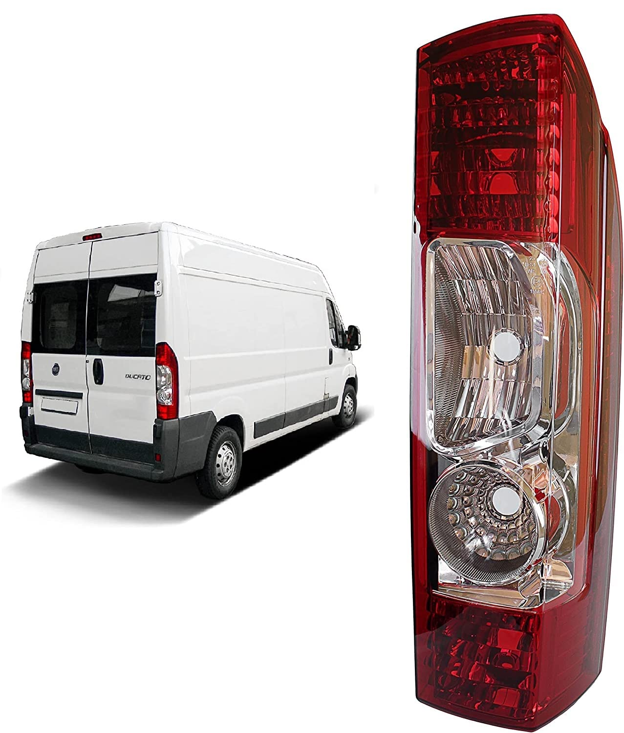 2x Heckleuchte Rückleuchte Rücklcht Lnks Rechts Für FAT DUCATO (2006