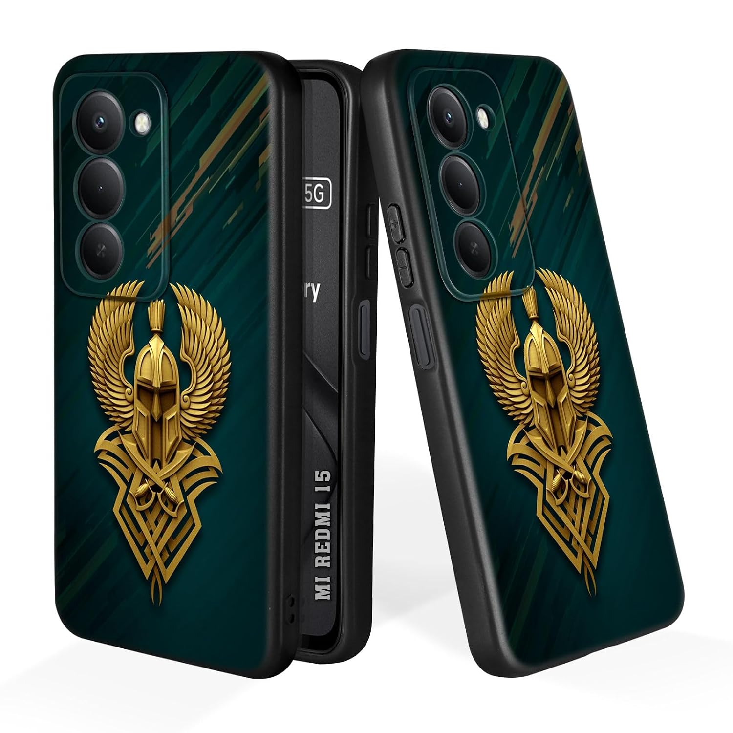 Soft Silicone Mobile Back Cover Compatible with Mi Redmi 15 5G (@21-MI-RED15-173)