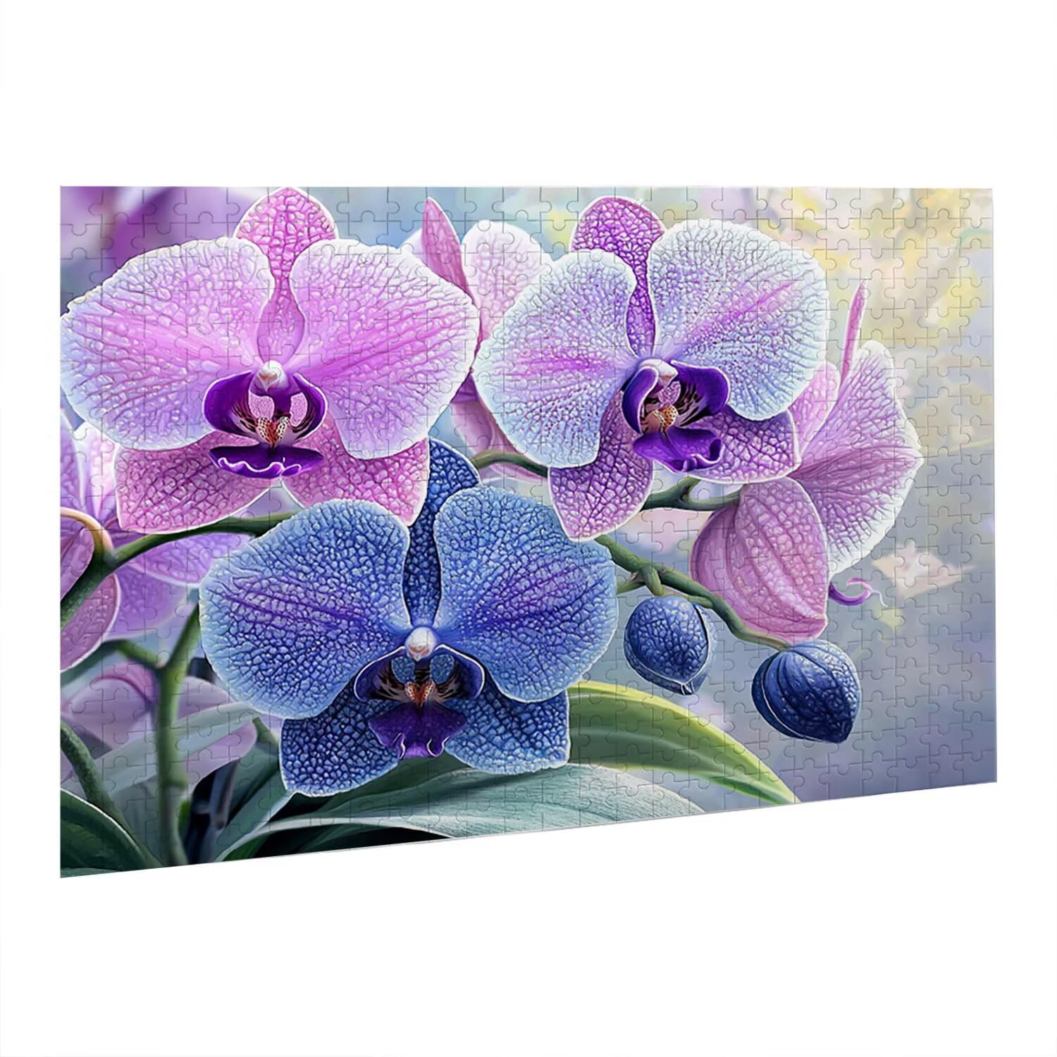 Puzzle 2000 sztuk Drewniane puzzle DIY Phalaenopsis Gra artystyczna Dekoracja Wyjątkowy prezent do dekoracji domu, puzzle rodzinne, idealne na imprezy gier, działalność rodzinna fr0-1206