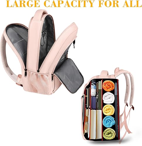 Miniatura 45 de MATEIN - Mochila empresarial para laptop de 15.6 pulgadas, mochila de viaje con puerto de carga USB, resistente al agua, para trabajo, universidad