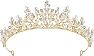 SWEETV Princess Tiaras and Crowns for Women,Girls,and Brides, Perfect for Wedding,Birthday Party,Pageants,Quinceaneras,Proms,Photoshoots and Special Costume Hair Styling Accessories