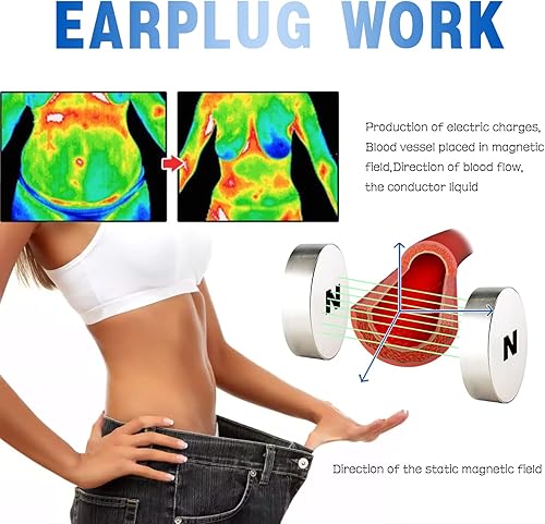 Miniatura 3 de EarAcupressure Magnetherapy - Aretes de desintoxicación, aretes Dorina para pérdida de peso, pendientes de acupresión sin pinchazos, aretes de