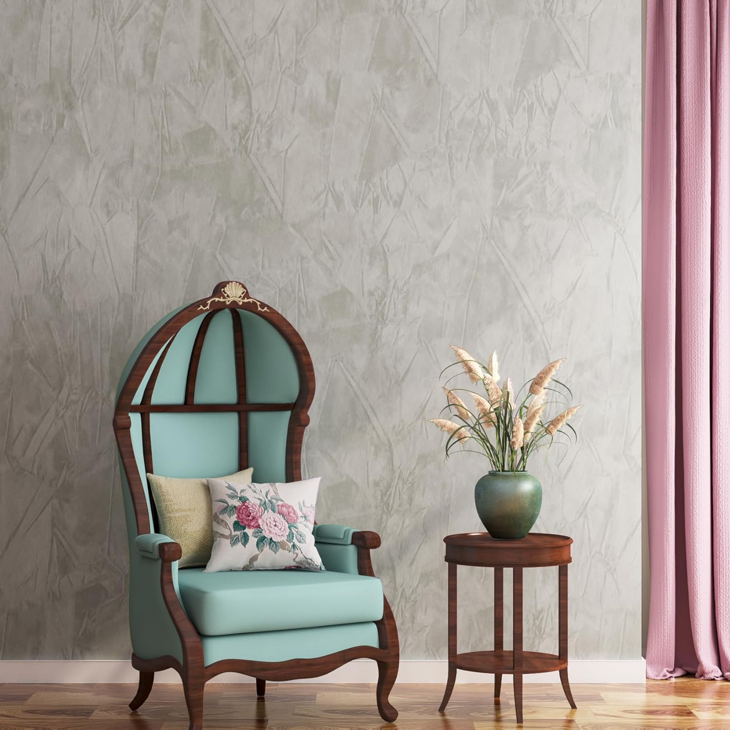 30in x 16.5ft Velvet Wallpaper Peel and Stick Textured Grey Wallpaper for Walls Self Adhesive Removable Wall Paper for Bedroom Soft Velvet Fabric Grey Contact Paper Wall Decor Living Room