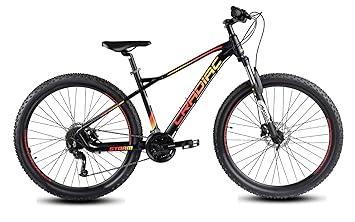 CRADIAC Storm | 27 Speed Shimano Gear Cycle | 29 Inch Unisex MTB | Zoom Lockout Suspension | Hydraulic disc Brake | 6061 Light Weight Alloy Frame | 5.8 Ft+