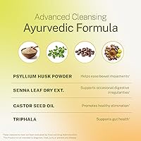 Vista 2 de Auric Flush365 efervescentes 40 tabletas de apoyo digestivo a base de hierbas con trifala, isabgol, aceite de ricino y senna Sabor miel a limón