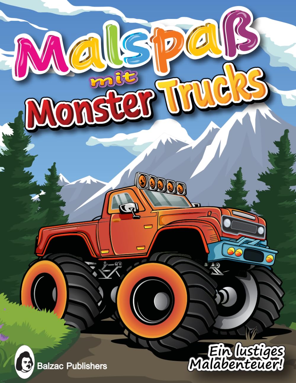 Malspaß mit Monster Trucks
