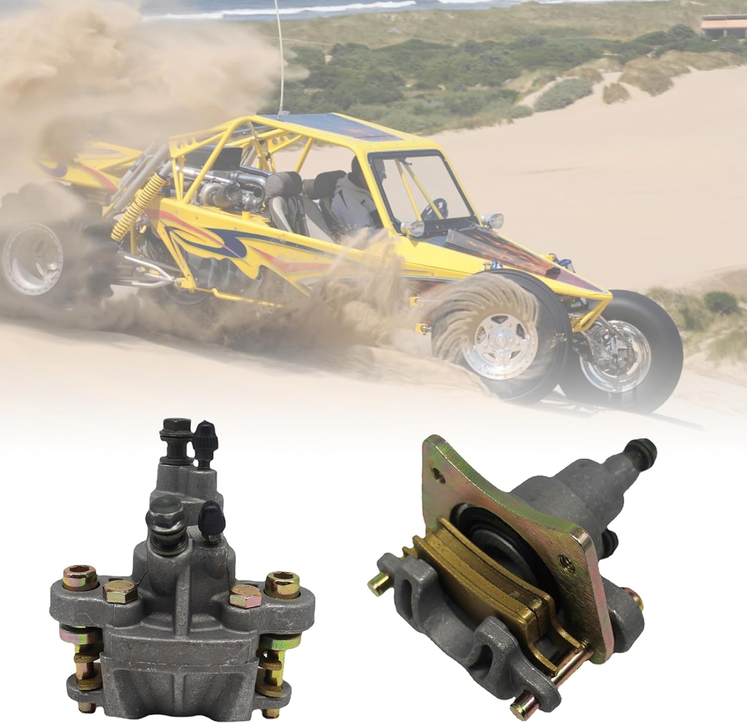 パッド交換を備えたバイクリアブレーキキャリパー400 450 500 600 700 800ディスクツールペイントキット右およびロー