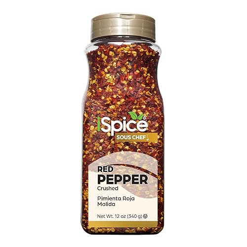 iSpice Variación de chile rojo triturado  Pura y fresca  Especias esenciales de cocina