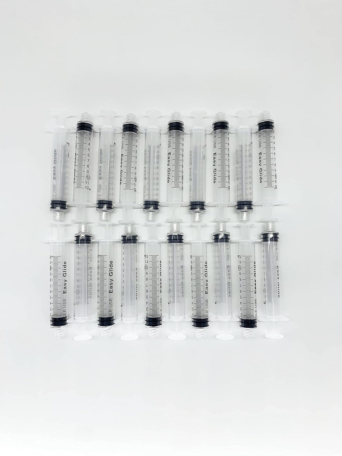 20-Pack Plastic Syringes with Luer Lock Tip, Individually Sterile Sealed, No Needle (60ML Luer Lock)