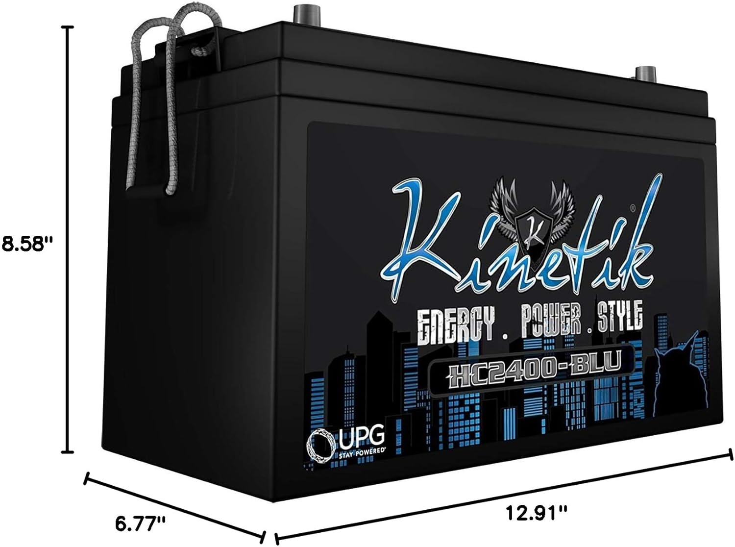 Kinetik Automotive Vehicle Accessory Blu 2400W 12V Power Cell