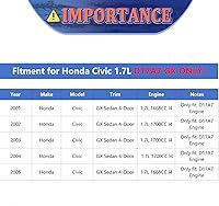 Vista 2 de Maxfavor Sensor de oxígeno de repuesto directo para Honda 2005 2004 2003 2002 2001 Civic 1.7L O2 Sensor 234-4092 234-4123 aguas arriba 02 Sensor