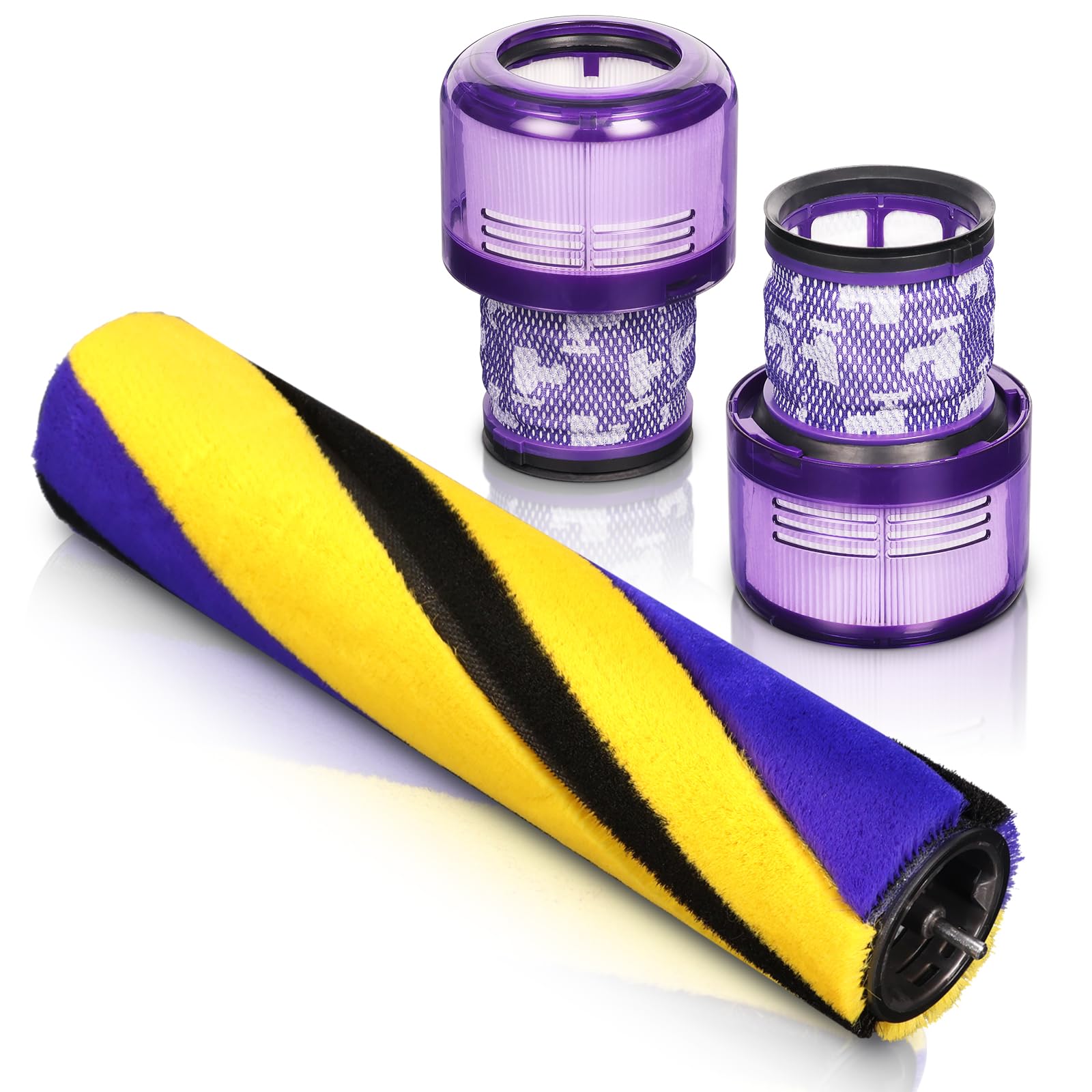 Rodillo de cepillo para Dyson V15 Detect Slim Total Clean piezas de repuesto suaves